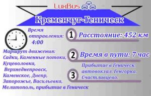 Маршрутка Кременчуг-Геническ