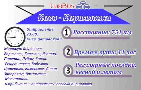 Маршрутка Киев-Кирилловка