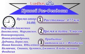 Поездки Кривой Рог-Феодосия
