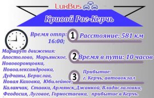 Поездки Кривой Рог-Керчь