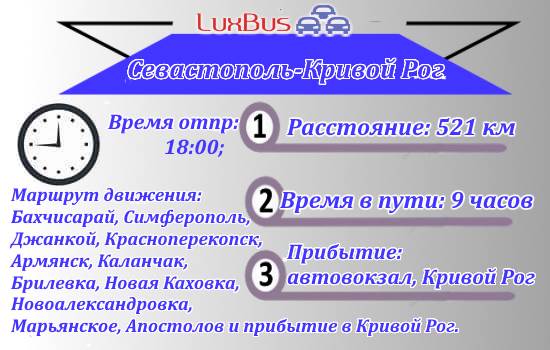 Поездки Севастополь-Кривой Рог