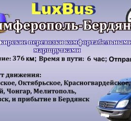 Поездки Симферополь-Бердянск